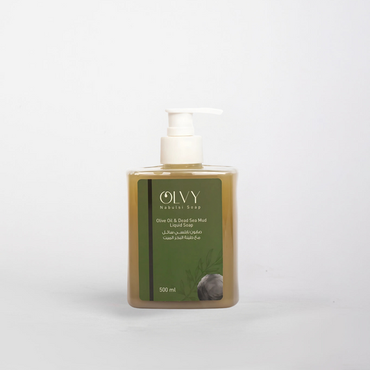 Olvy Nabulsi Pure Olive Oil Liquid Soap With Dead Sea Mud