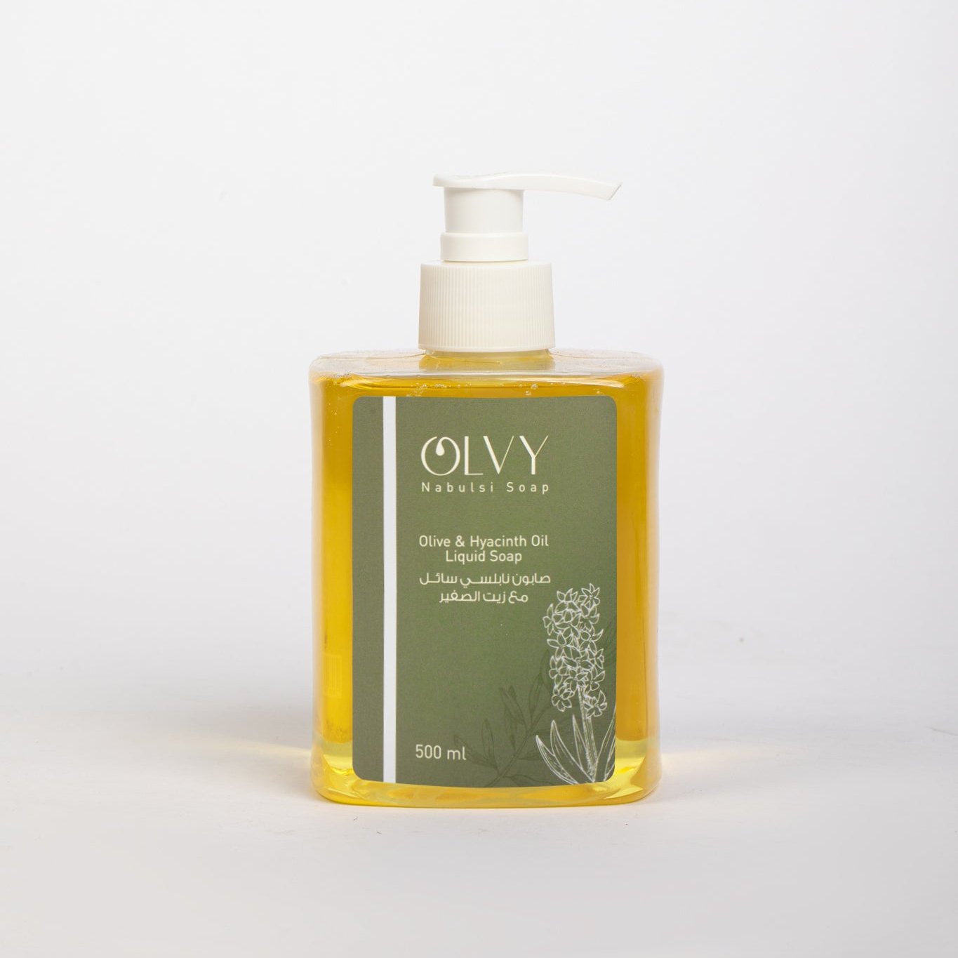 Olvy Nabulsi Pure Olive Oil Liquid Soap With Hyacinth Oil