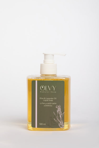 Olvy Nabulsi Pure Olive Oil Liquid Soap With Lavender Oil