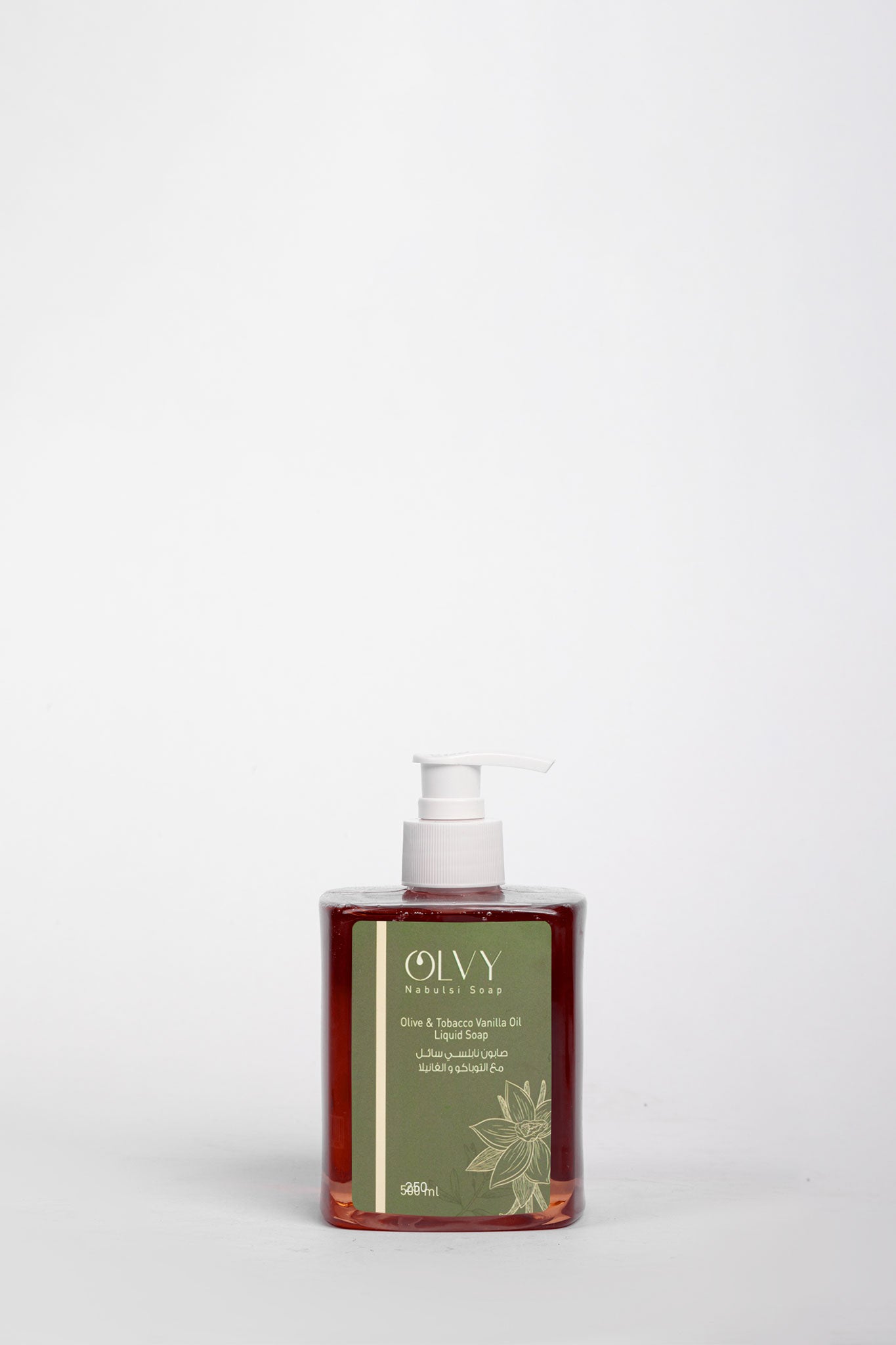 Olvy Nabulsi Pure Olive Oil Liquid Soap With Tobacco Vanilla Oil